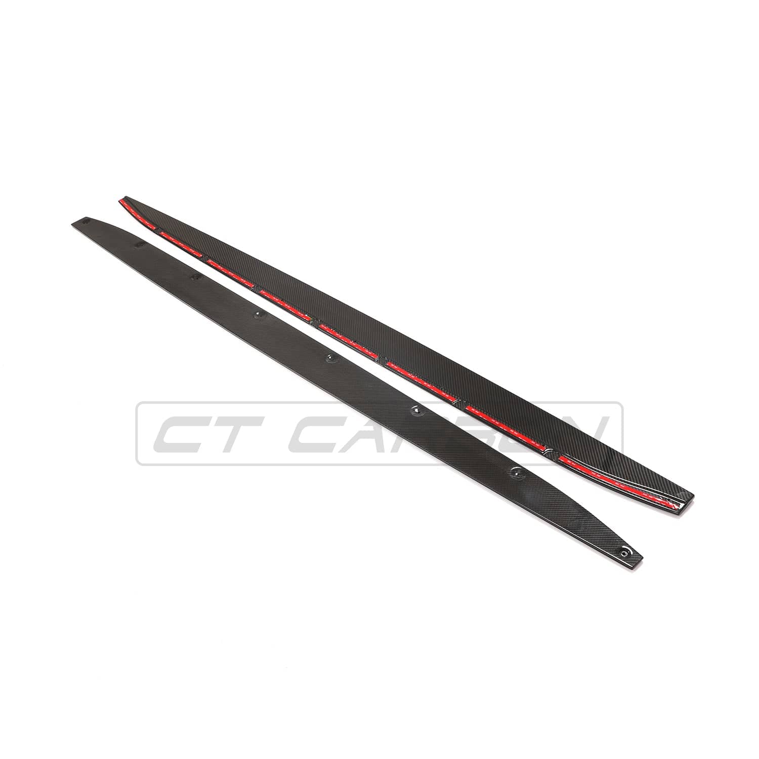 BMW M3 G80/G81 CARBON FIBRE SIDE SKIRT EXTENSIONS - V3 - CT DESIGN
