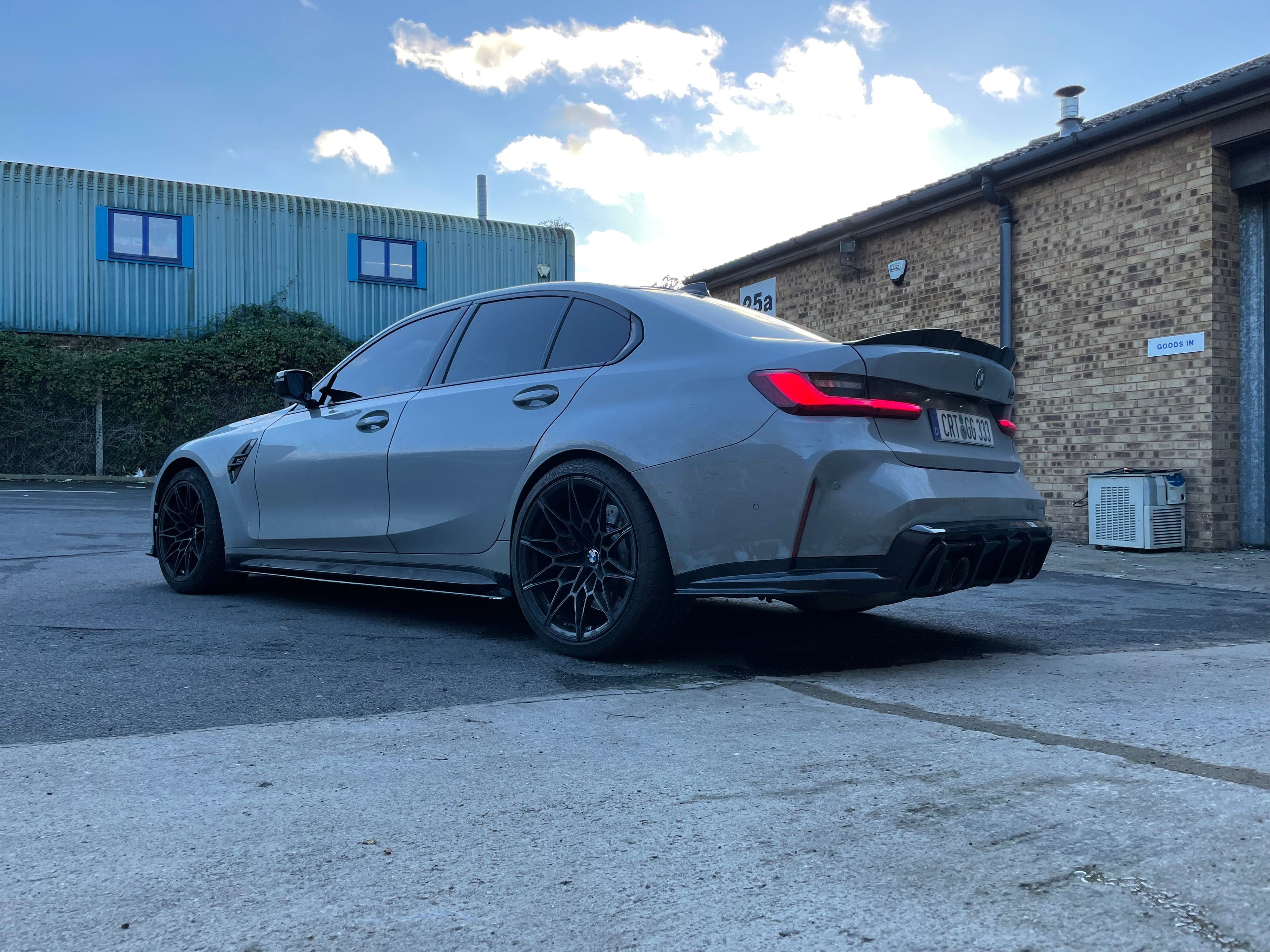 BMW M3 G80/G81 CARBON FIBRE SIDE SKIRT EXTENSIONS - V3 - CT DESIGN