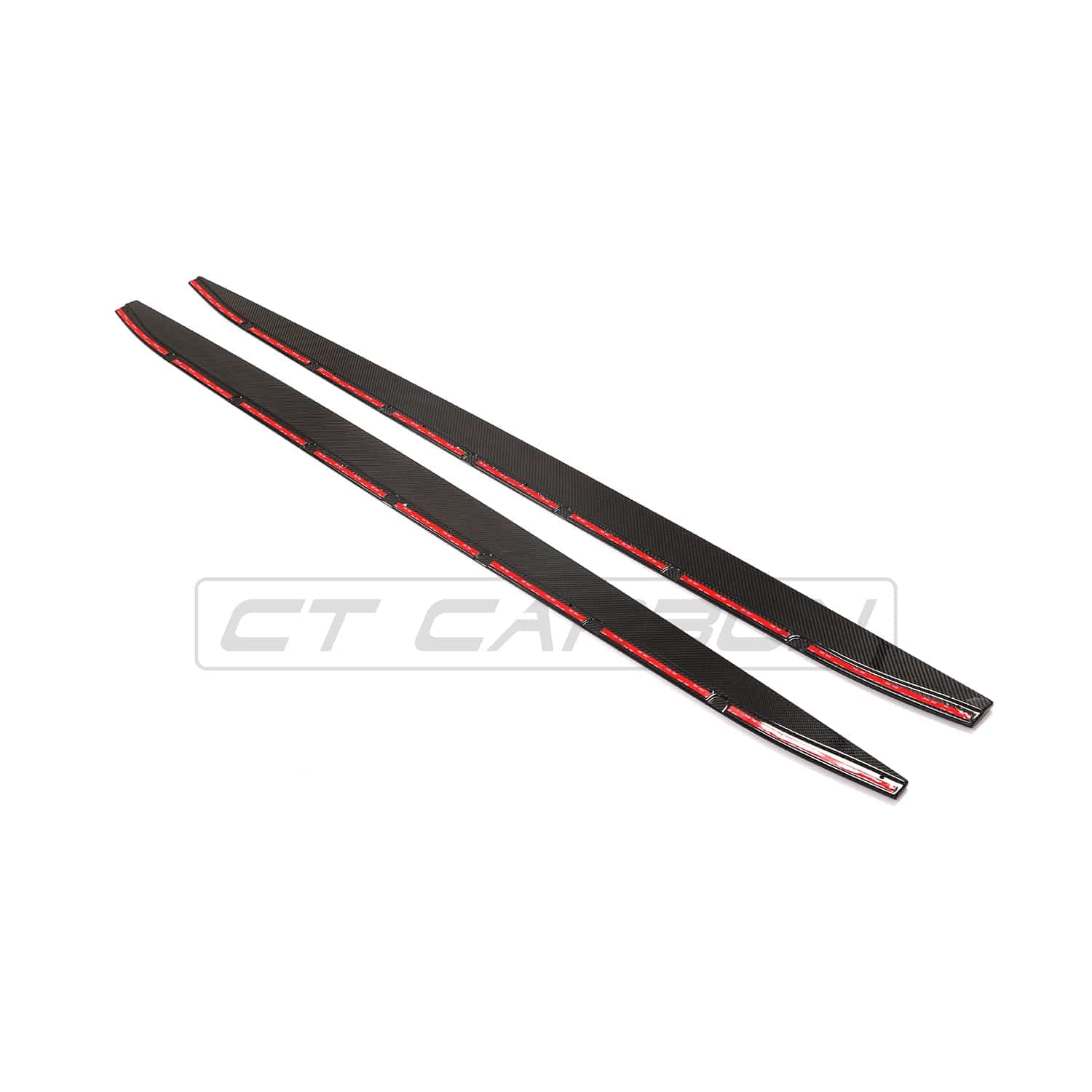 BMW M3 G80/G81 CARBON FIBRE SIDE SKIRT EXTENSIONS - V3 - CT DESIGN