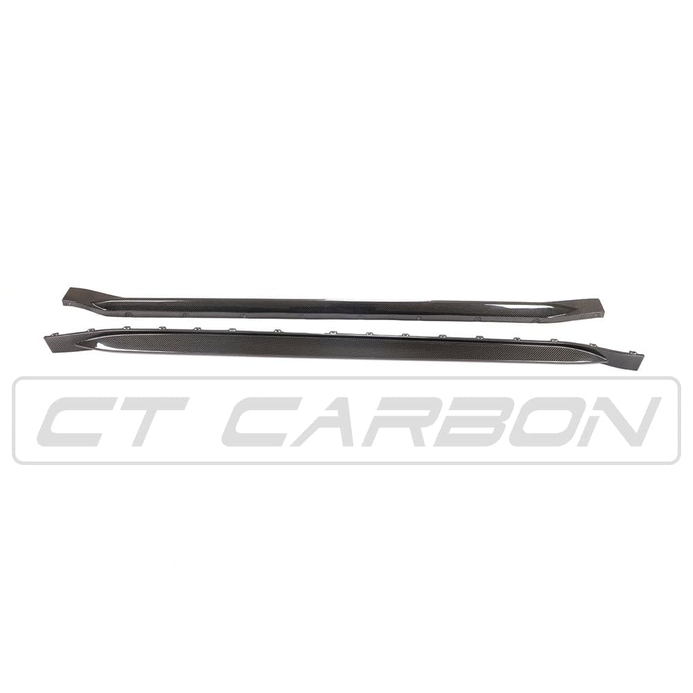 BMW M3 G80/G81 CARBON FIBRE SIDE SKIRT REPLACEMENT - V4 - CT DESIGN