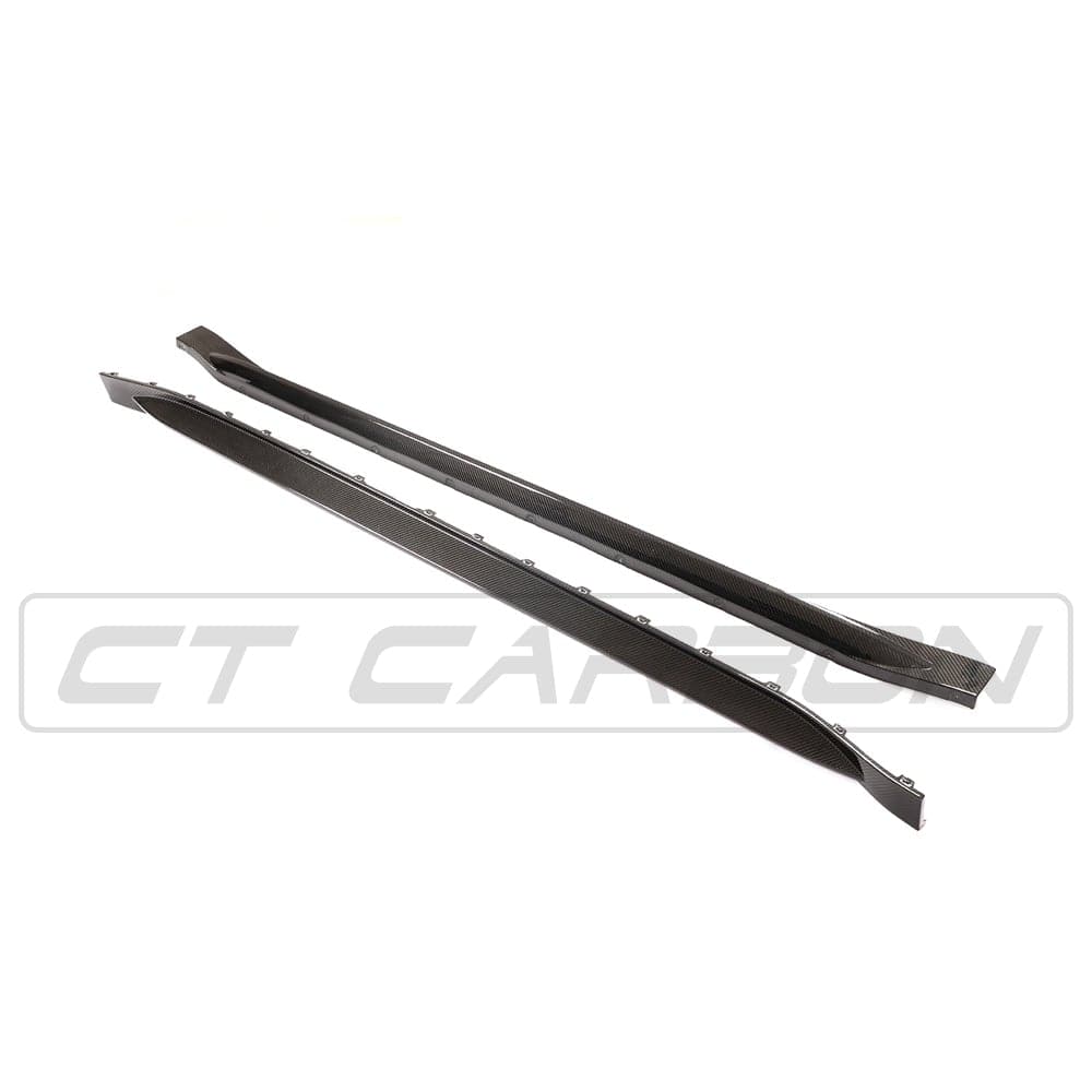 BMW M3 G80/G81 CARBON FIBRE SIDE SKIRT REPLACEMENT - V4 - CT DESIGN