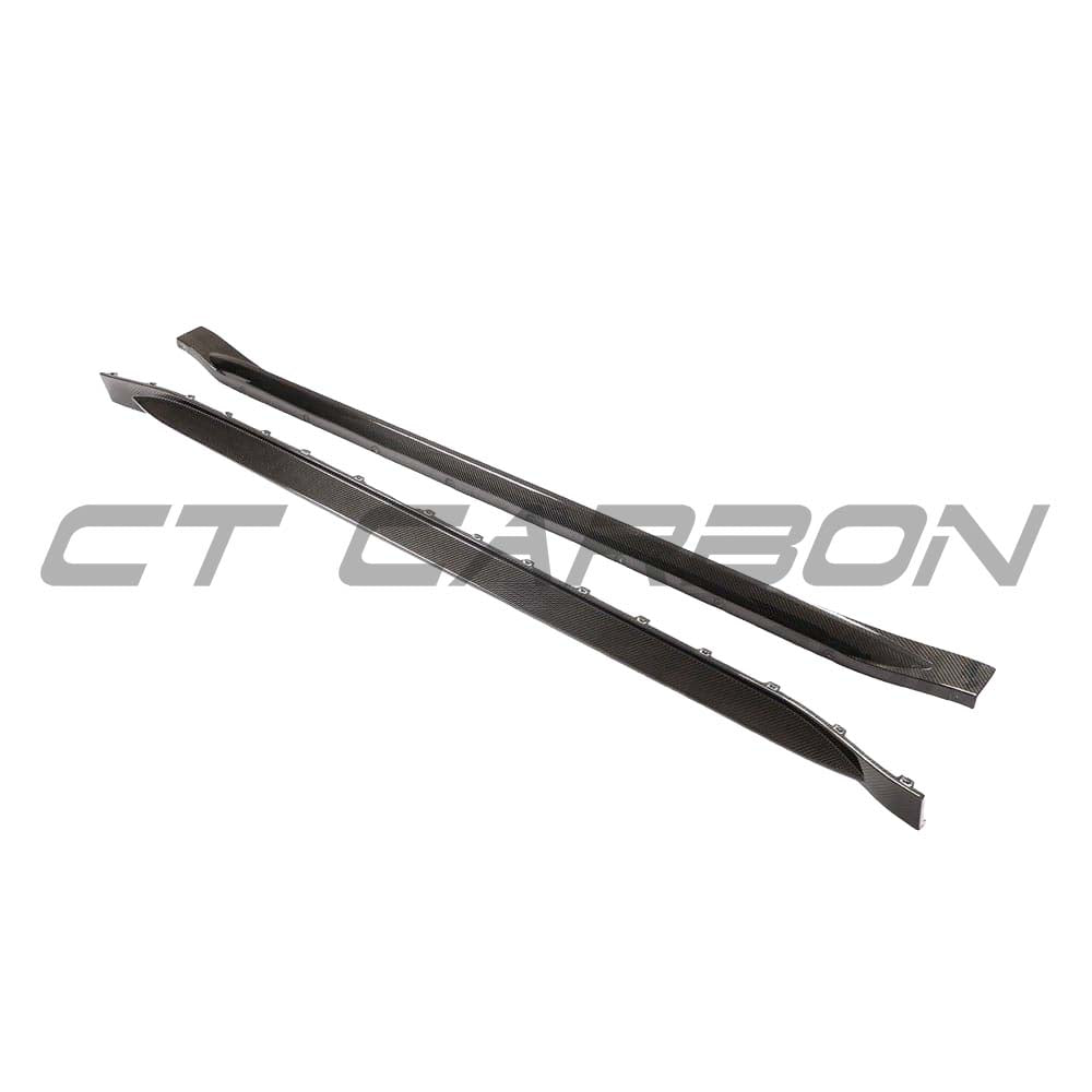 BMW M3 G80/G81 CARBON FIBRE SIDE SKIRT REPLACEMENT - V4 - CT DESIGN