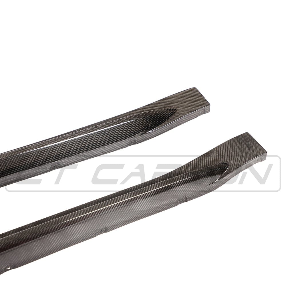 BMW M3 G80/G81 CARBON FIBRE SIDE SKIRT REPLACEMENT - V4 - CT DESIGN