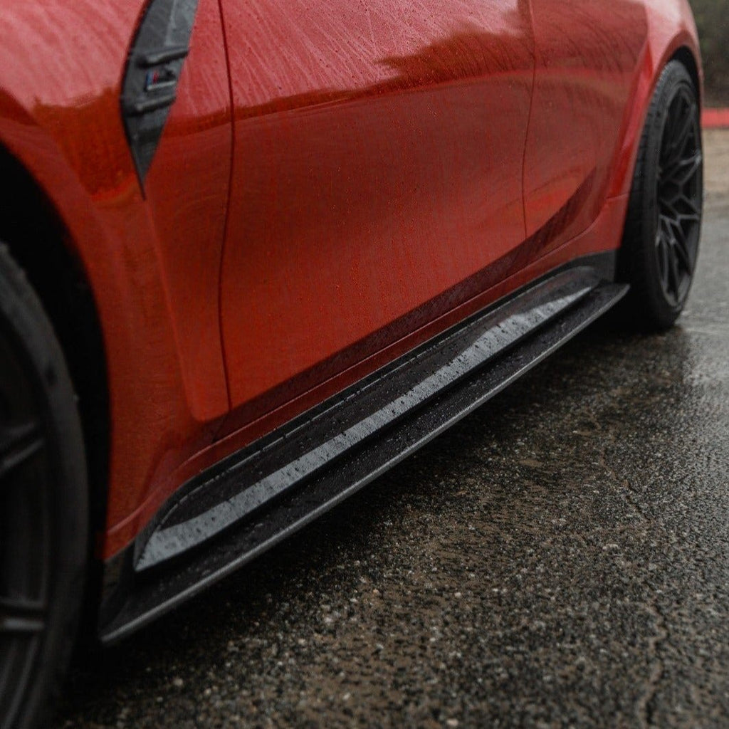 BMW M3 G80/G81 CARBON FIBRE SIDE SKIRT REPLACEMENT - V4 - CT DESIGN
