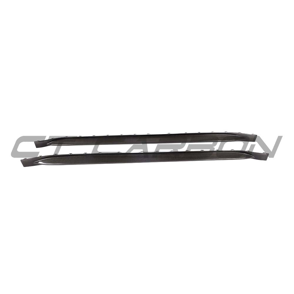 BMW M3 G80/G81 CARBON FIBRE SIDE SKIRT REPLACEMENT - V4 - CT DESIGN