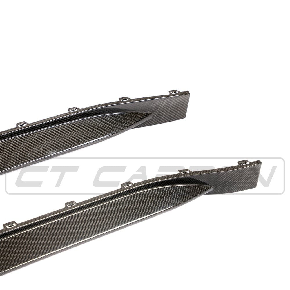 BMW M3 G80/G81 CARBON FIBRE SIDE SKIRT REPLACEMENT - V4 - CT DESIGN