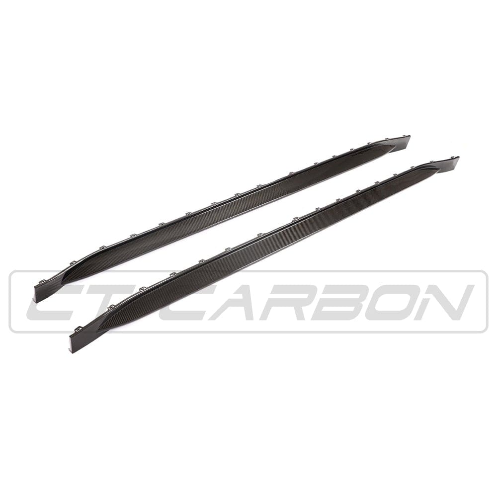 BMW M3 G80/G81 CARBON FIBRE SIDE SKIRT REPLACEMENT & EXTENSION - CT DESIGN
