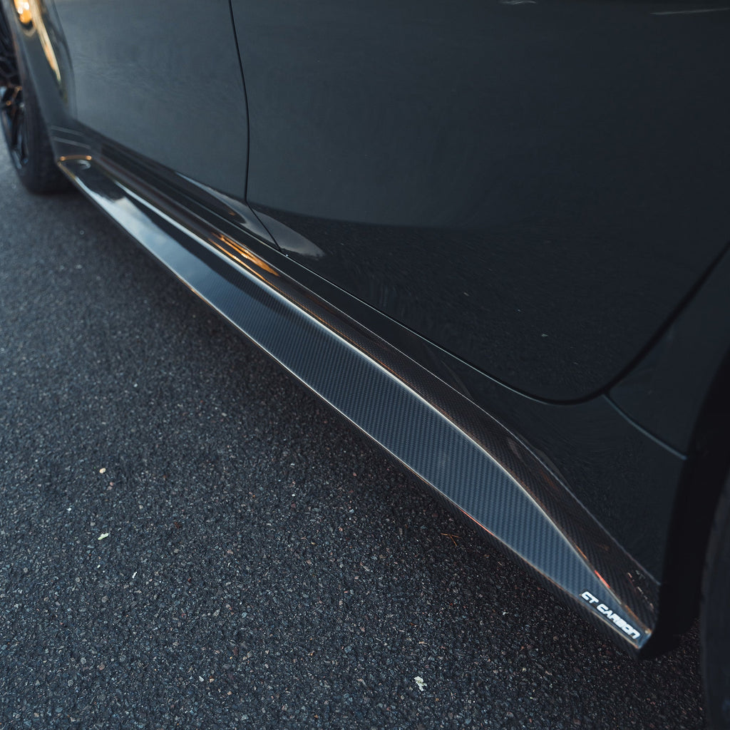 BMW M3 G80/G81 CARBON FIBRE SIDE SKIRT REPLACEMENT - V5