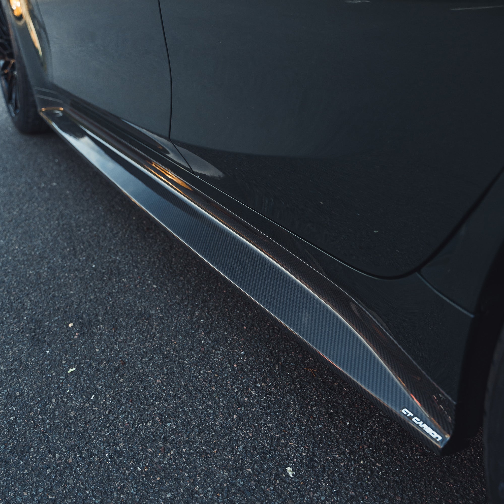 BMW M3 G80/G81 CARBON FIBRE SIDE SKIRT REPLACEMENT - V3