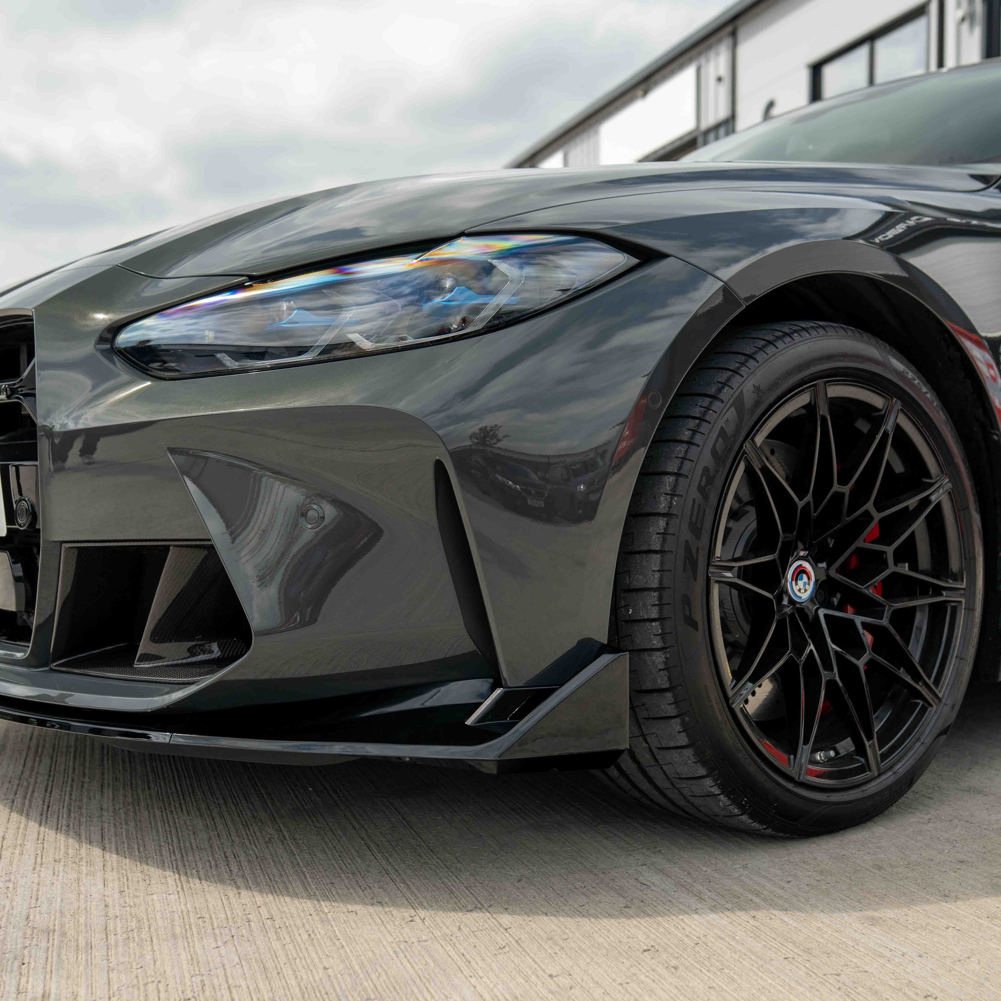 BMW M3 & M4 G80/G81/G82/G83 GLOSS BLACK SPLITTER - V1
