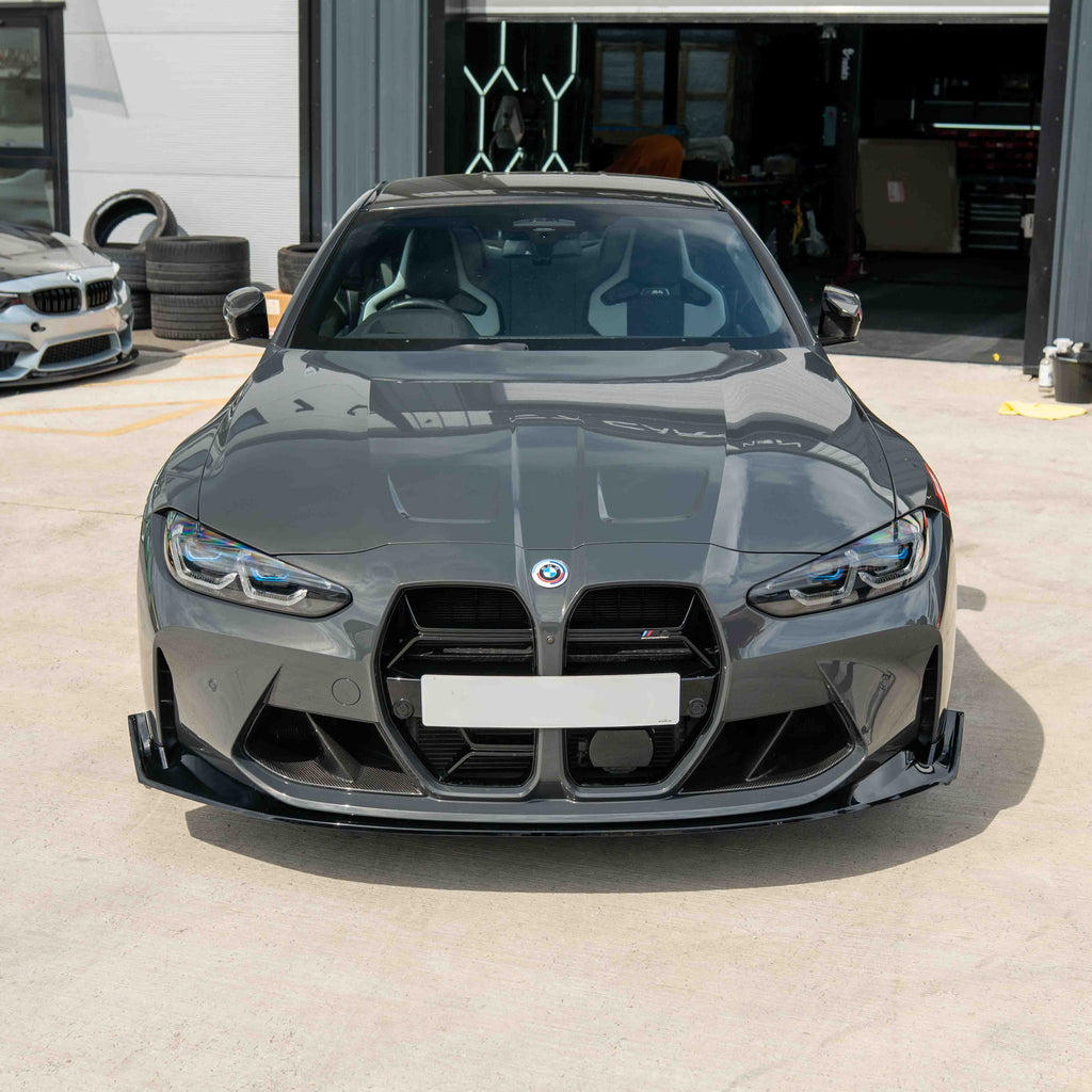 BMW M3 & M4 G80/G81/G82/G83 GLOSS BLACK SPLITTER - V1