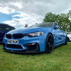 BMW M3/M4 (F80 F82 F83) UPPER FRONT CARBON FIBRE CANARDS