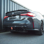 BMW M3/M4 G80/G81/G82/G83 CARBON FIBRE DIFFUSER WITH LED - V3 - CT DESIGN