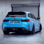 BMW M3/M4 G80/G81/G82/G83 CARBON FIBRE DIFFUSER WITH LED - V3 - CT DESIGN
