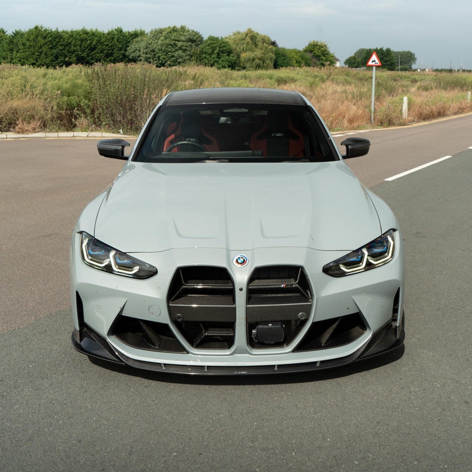 BMW M3/M4 G80/G81/G82/G83 CARBON FIBRE GRILLE - WITH ACC - V2