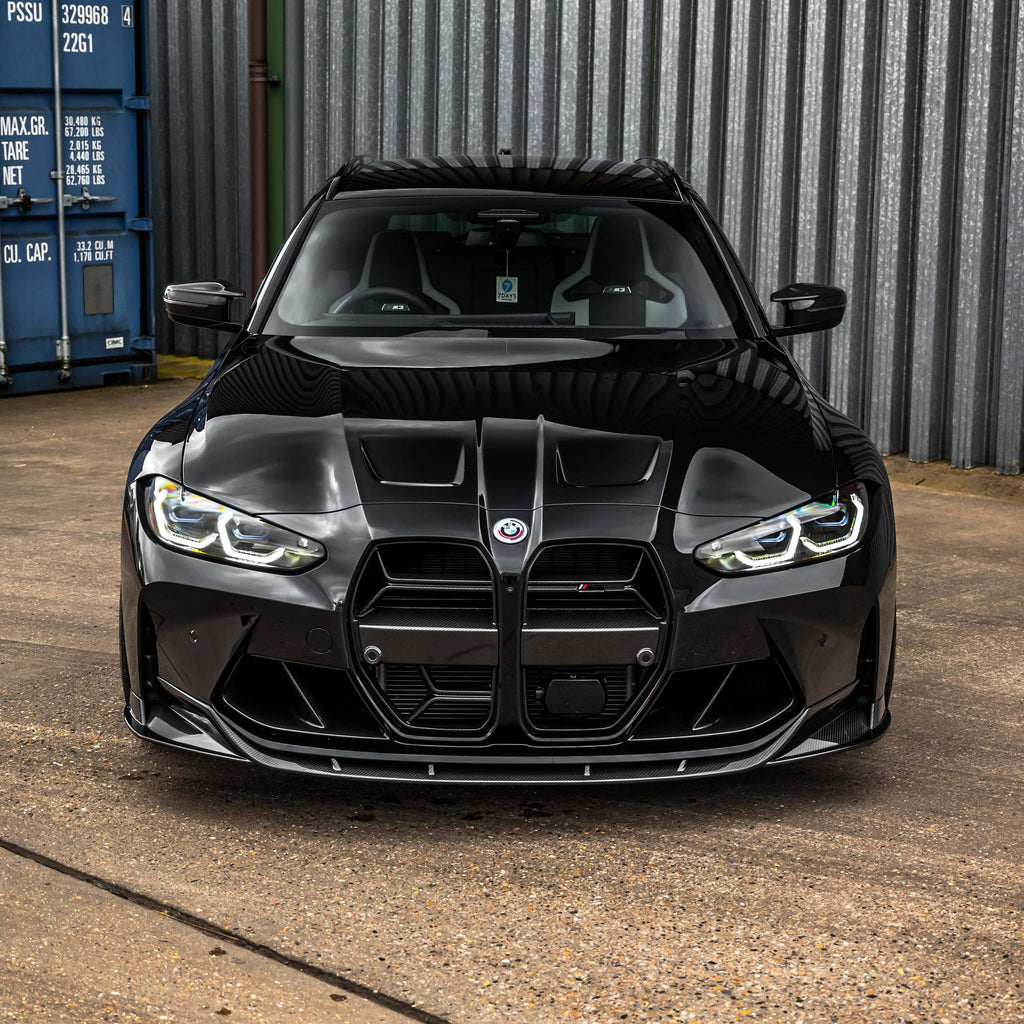 BMW M3/M4 G80/G81/G82/G83 CARBON FIBRE SPLITTER - V2 - CT DESIGN