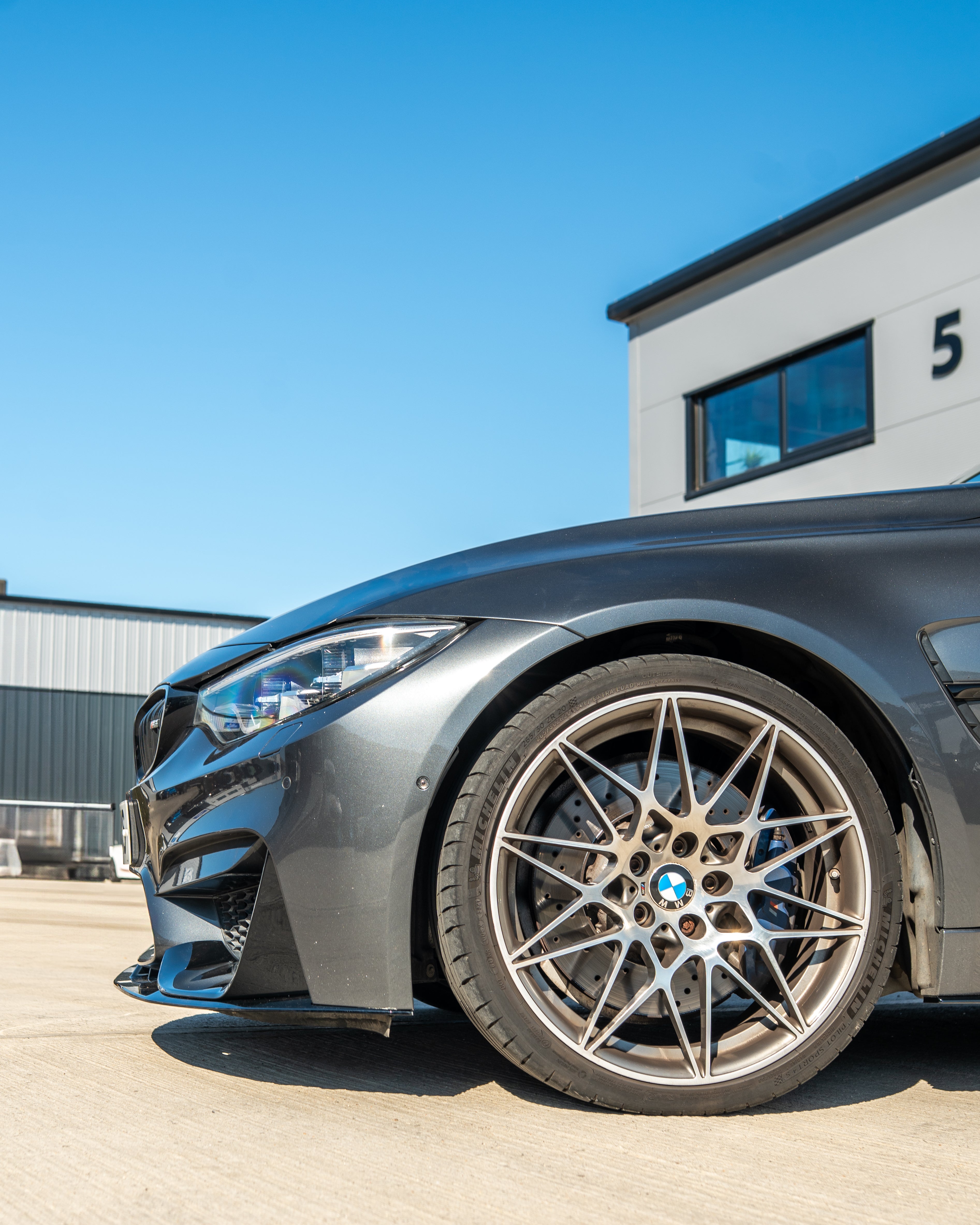 BMW M3/M4 (F80 F82 F83) GLOSS BLACK SPLITTER - MP STYLE