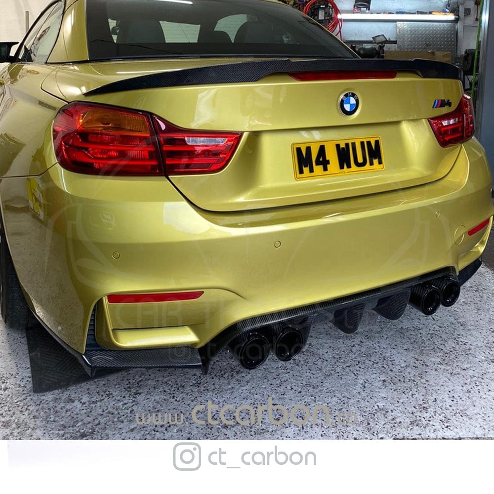 BMW M4 F83 & F33 4 SERIES CARBON FIBRE SPOILER - V STYLE