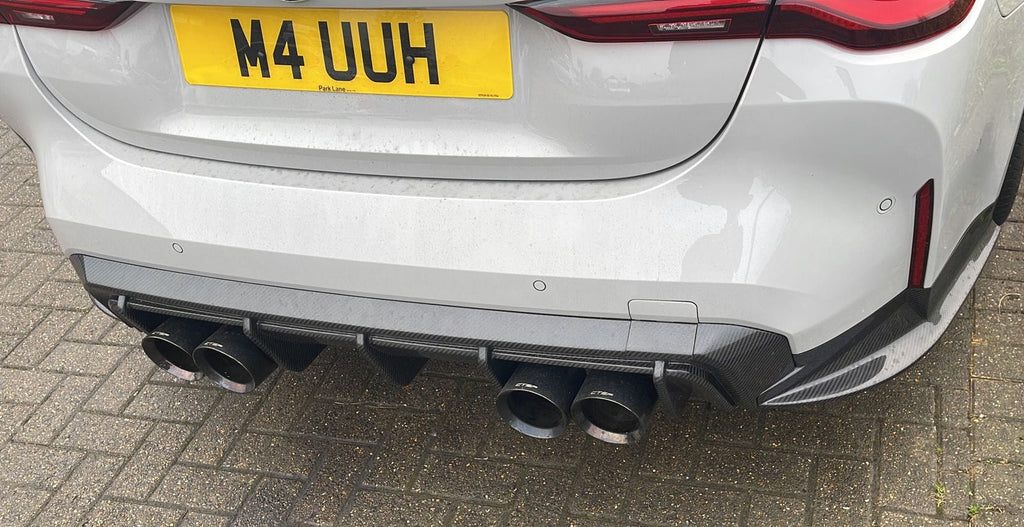 BMW M4 G82/G83 2021+ CARBON FIBRE DIFFUSER V1 - CT DESIGN