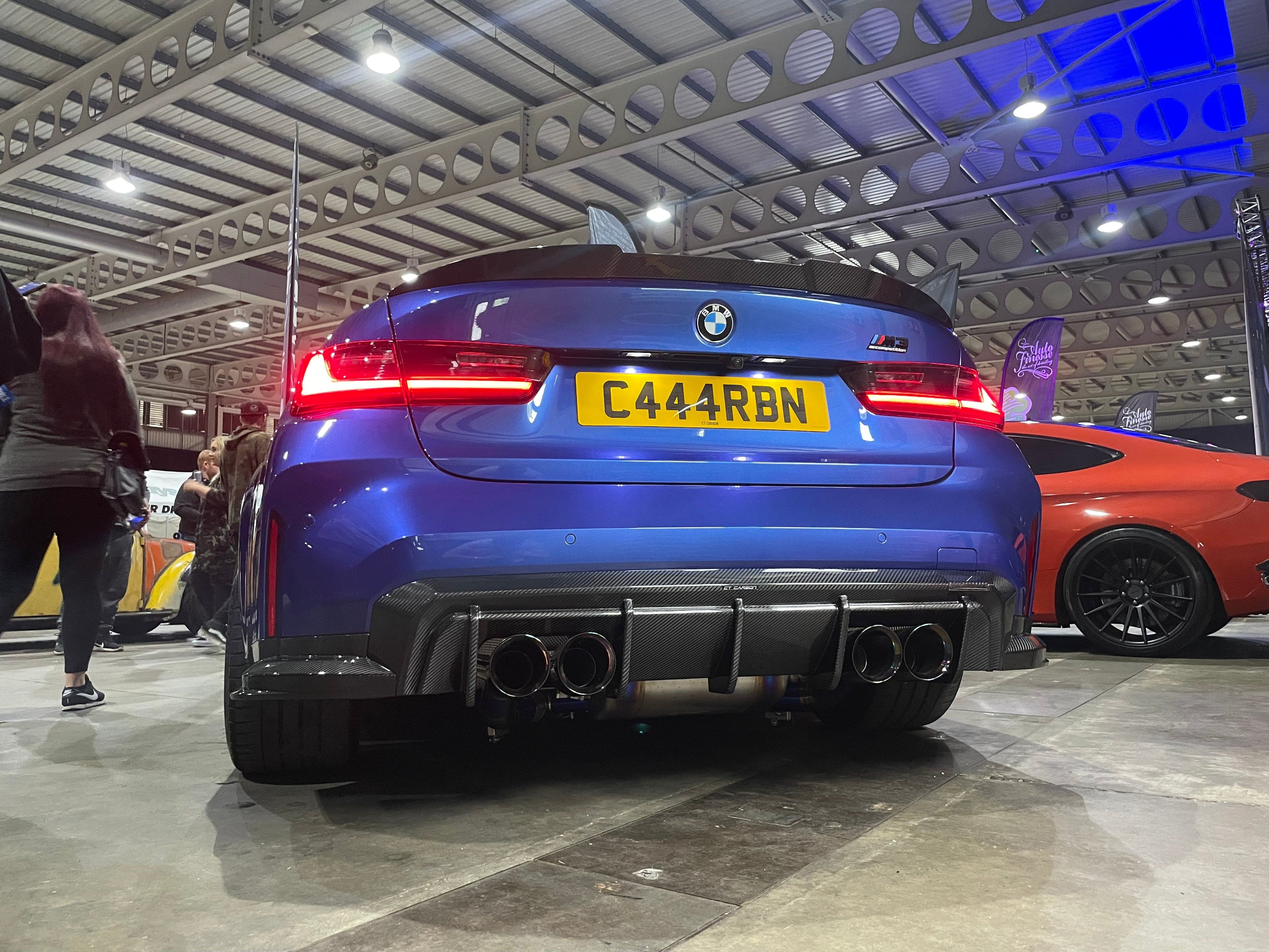 BMW M4 G82/G83 CARBON FIBRE DIFFUSER V1 - CT DESIGN