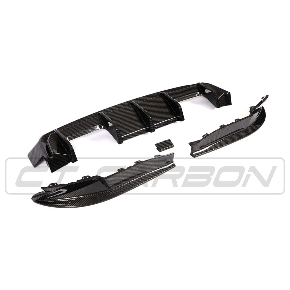 BMW M4 G82/G83 CARBON FIBRE DIFFUSER V1 - CT DESIGN