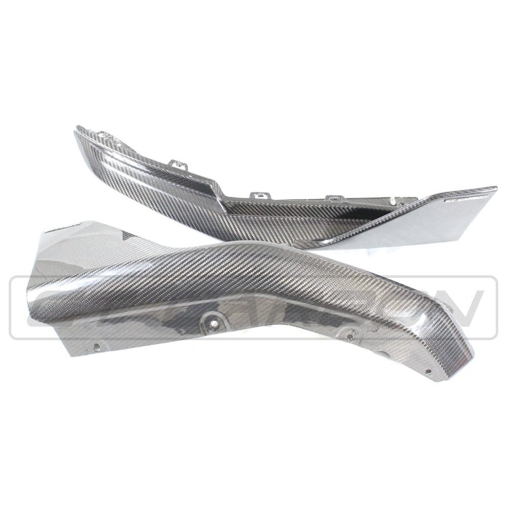 BMW M4 G82/G83 CARBON FIBRE REAR BUMPER CORNERS - MP STYLE