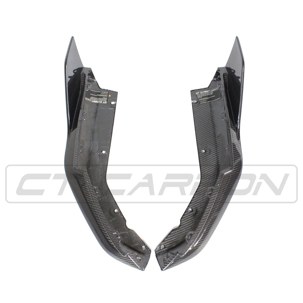 BMW M4 G82/G83 CARBON FIBRE REAR BUMPER CORNERS - MP STYLE