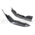 BMW M4 G82/G83 CARBON FIBRE REAR BUMPER CORNERS - MP STYLE