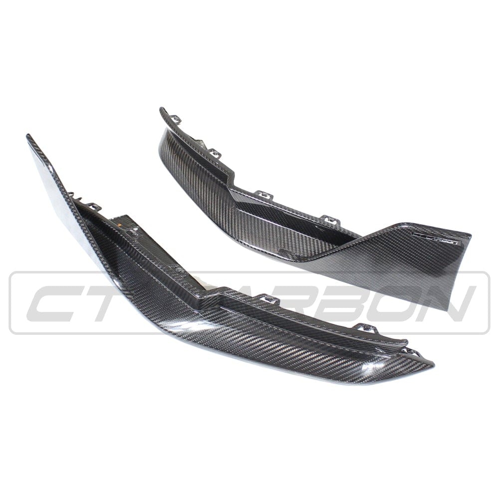BMW M4 G82/G83 CARBON FIBRE REAR BUMPER CORNERS - MP STYLE