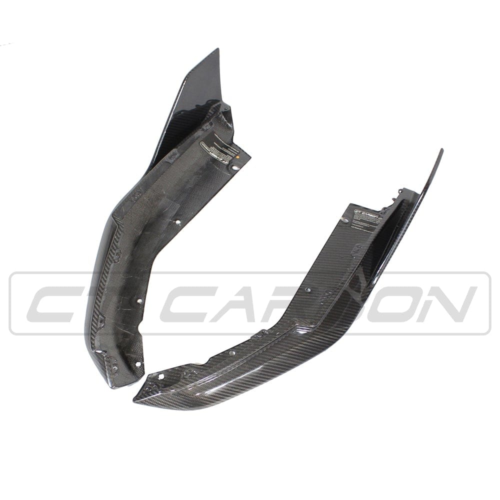 BMW M4 G82/G83 CARBON FIBRE REAR BUMPER CORNERS - MP STYLE