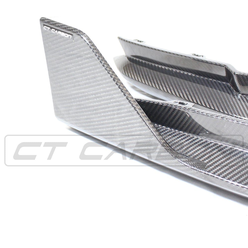 BMW M4 G82/G83 CARBON FIBRE REAR BUMPER CORNERS - MP STYLE
