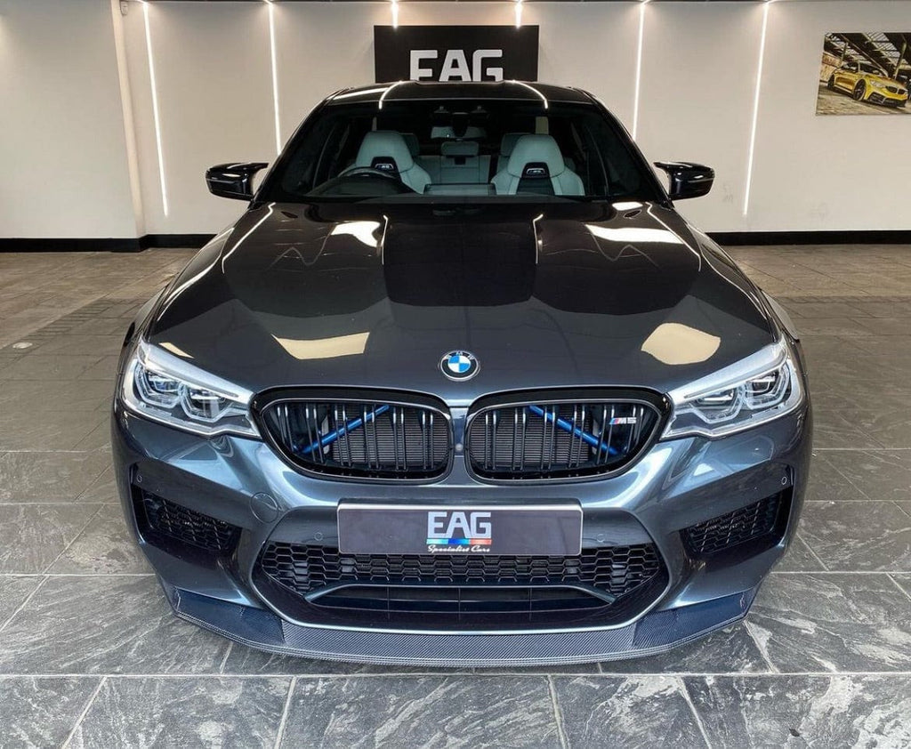 BMW M5 F90 2017-2020 PRE LCI CARBON FIBRE SPLITTER - GTS STYLE
