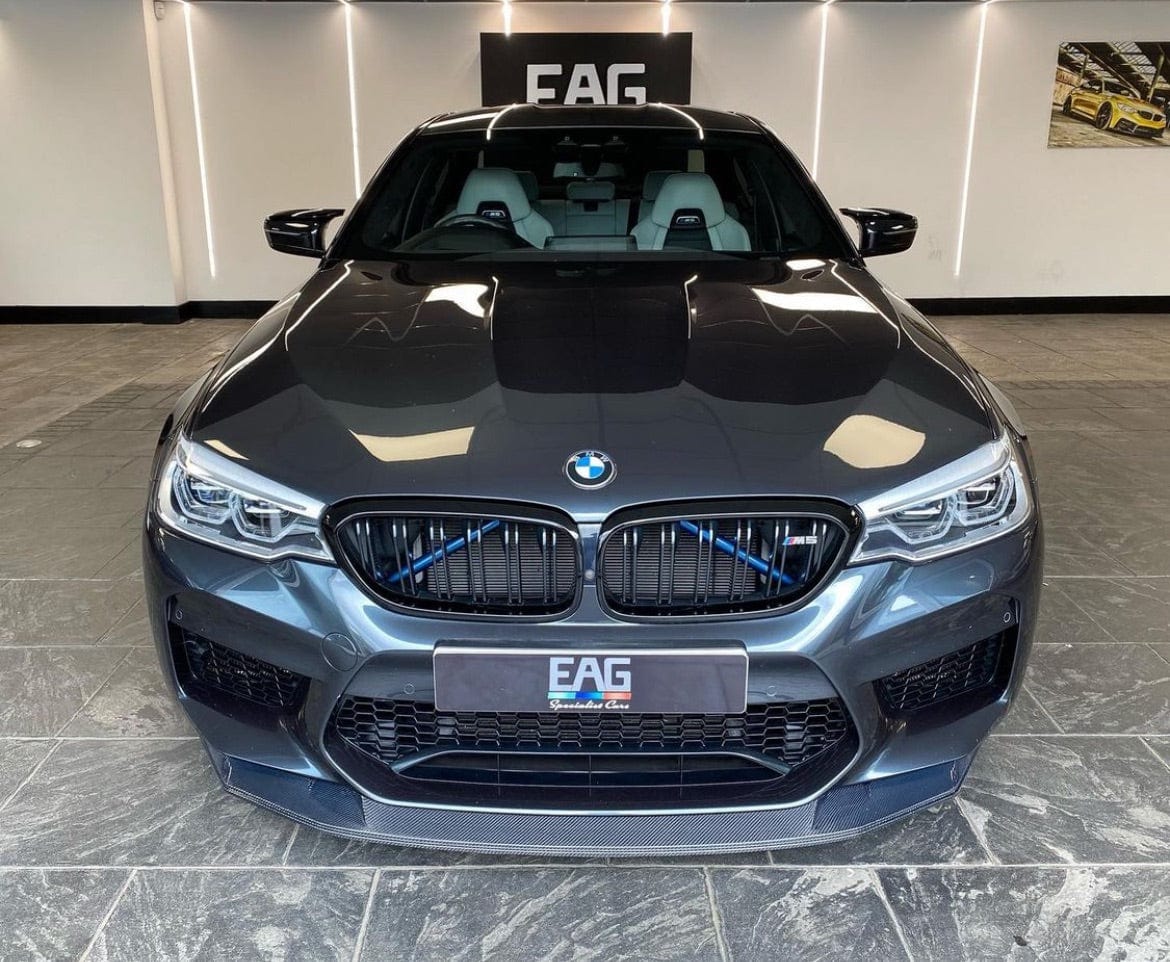 BMW M5 F90 2017-2020 PRE LCI CARBON FIBRE SPLITTER - GTS STYLE