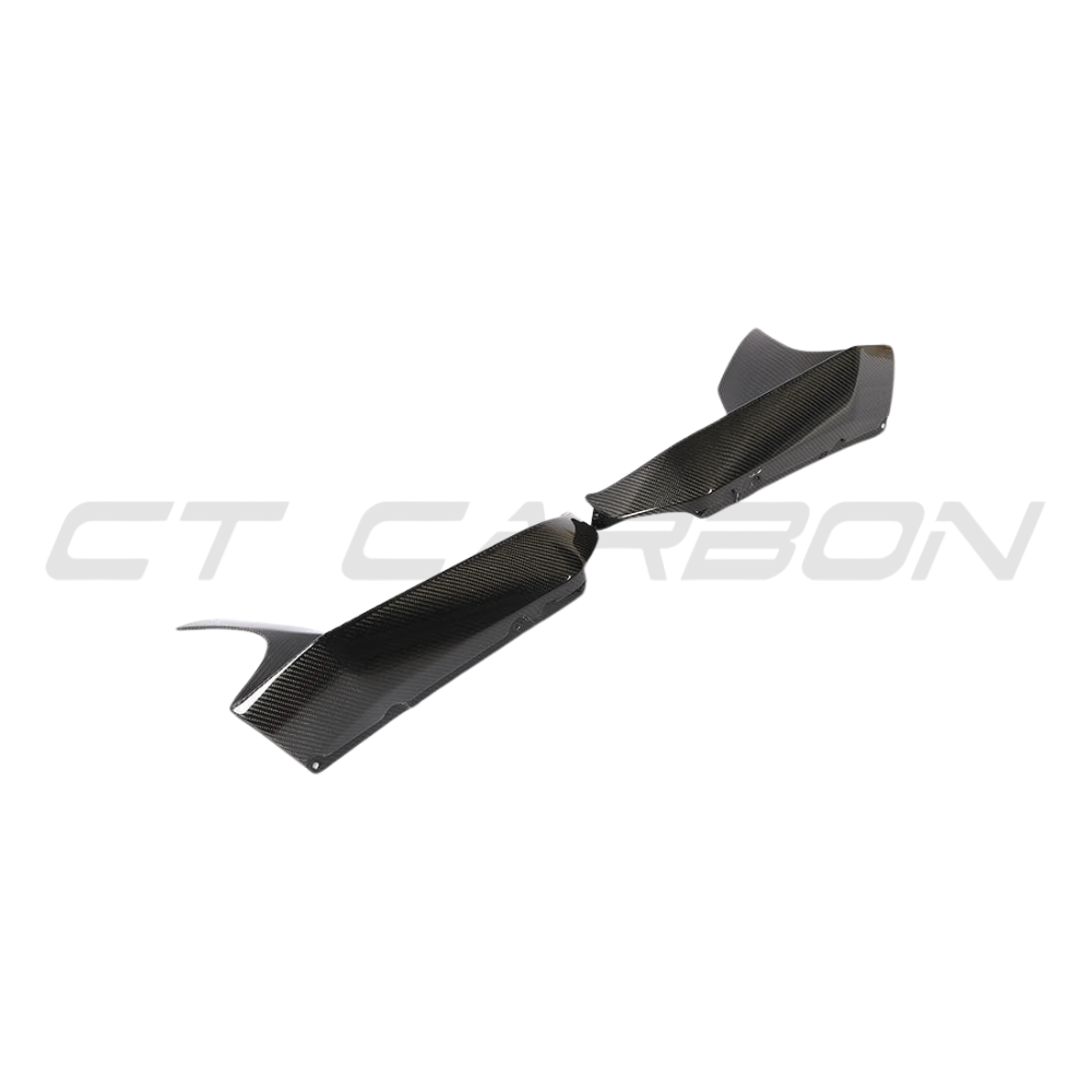 BMW M5 F90 PRE LCI 2017-2020 CARBON FIBRE SPLITTERS - MP STYLE