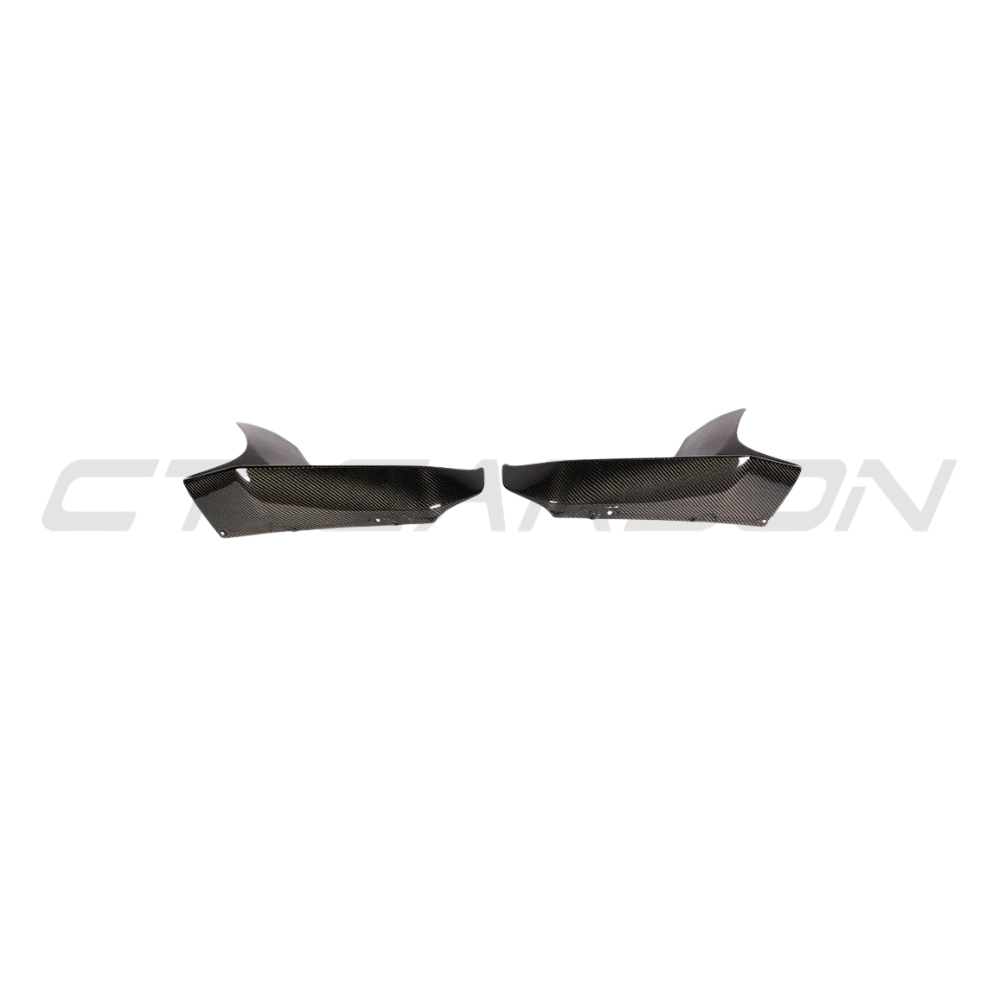 BMW M5 F90 PRE LCI 2017-2020 CARBON FIBRE SPLITTERS - MP STYLE