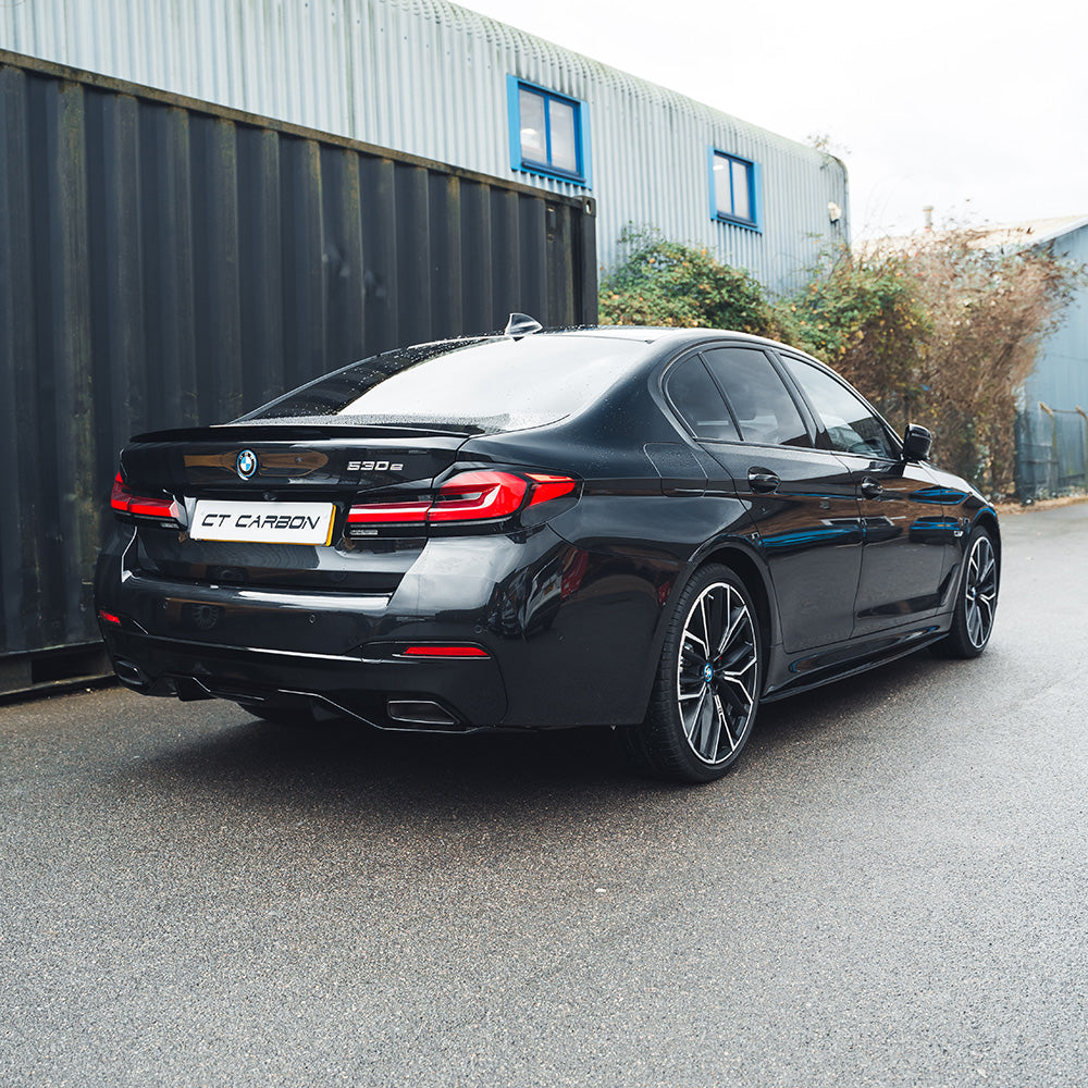 BMW G30/G31 5 SERIES 2020-2024 LCI GLOSS BLACK DIFFUSER - MP STYLE