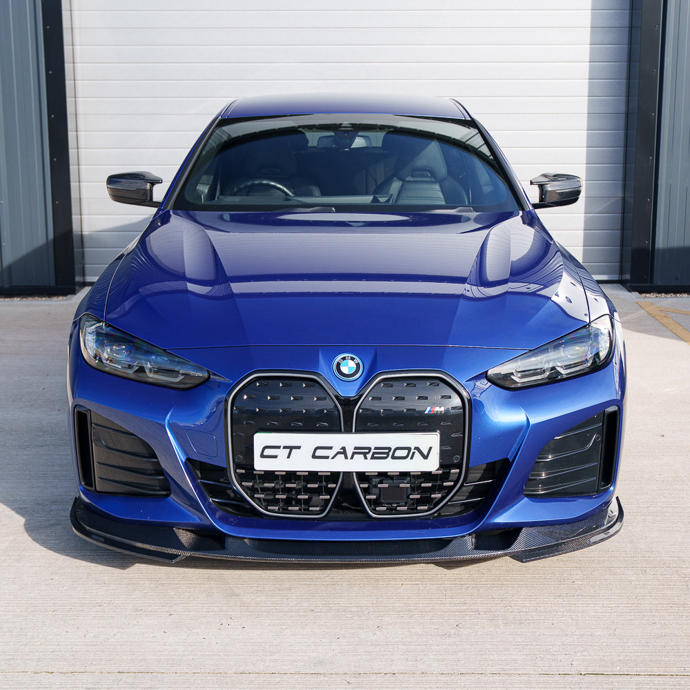 BMW 4 SERIES 2020+ G26 & i4 CARBON FIBRE SPLITTER - V2