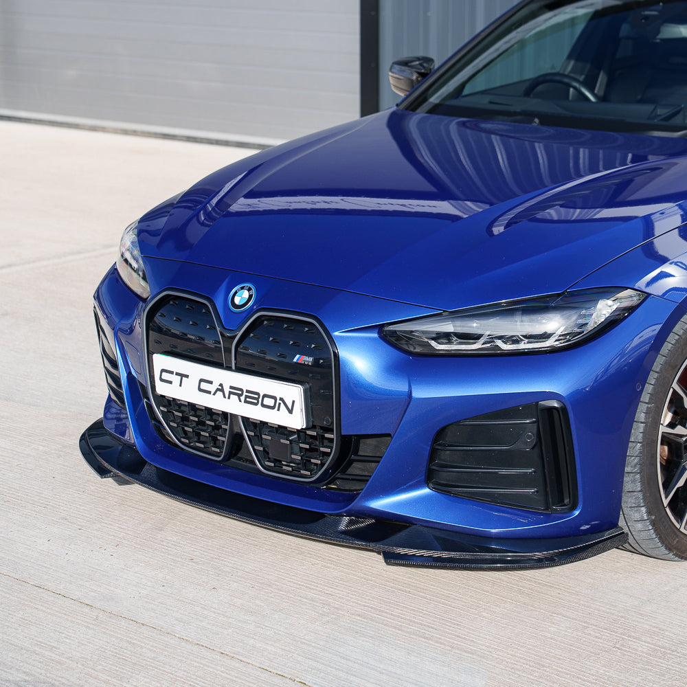 BMW 4 SERIES 2020+ G26 & i4 CARBON FIBRE SPLITTER - V2