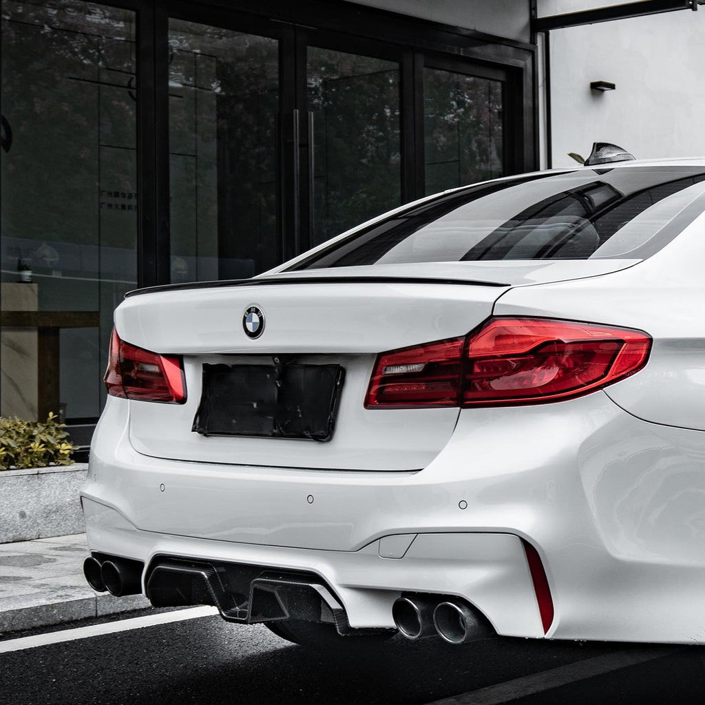 M5 Style Carbon Fibre Boot Spoiler for BMW G30 5 Series F90 M5 17-23