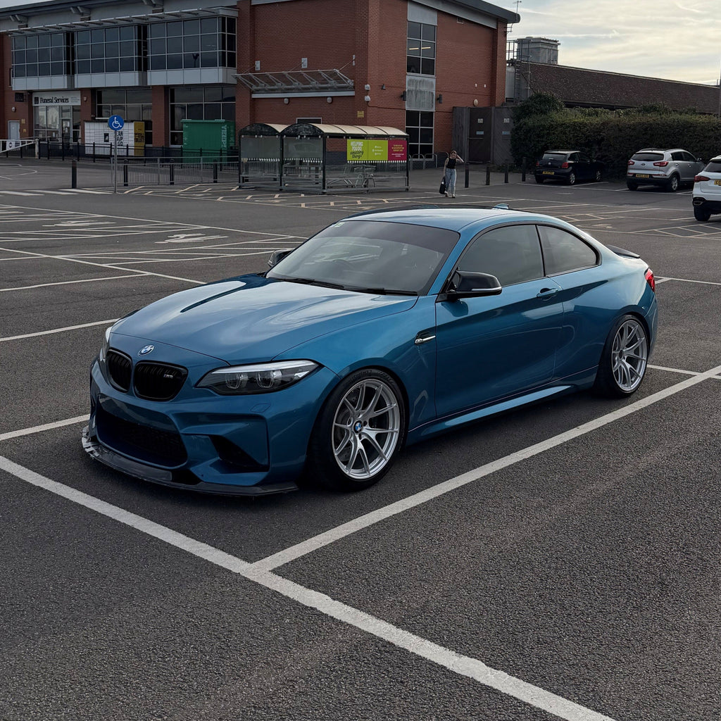 GTS Style Carbon Fibre Front Splitter for BMW F87 M2 OG 16-18