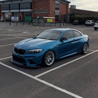 GTS Style Carbon Fibre Front Splitter for BMW F87 M2 OG 16-18