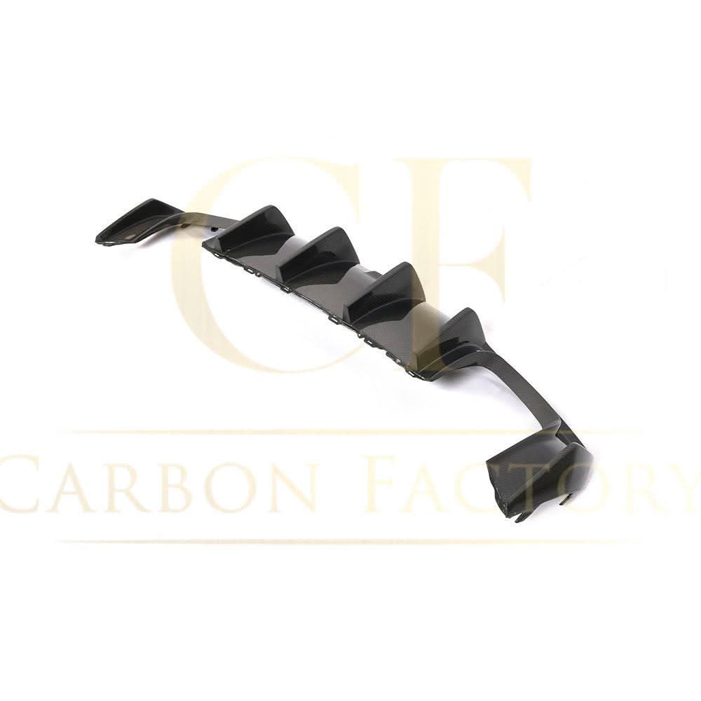 Big Fin Style Carbon Fibre Rear Diffuser for Audi A3 S Line Saloon S3 17-19