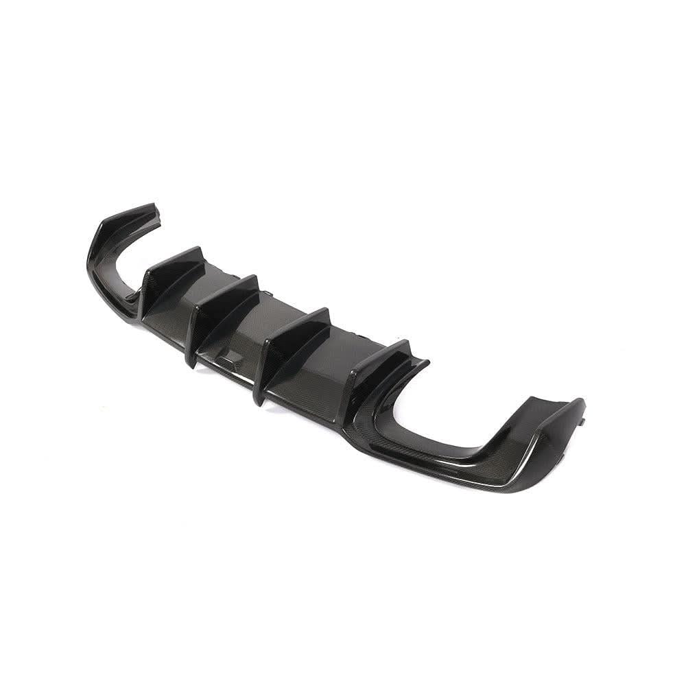 Big Fin Style Carbon Fibre Rear Diffuser for Audi A3 S Line Saloon S3 17-19