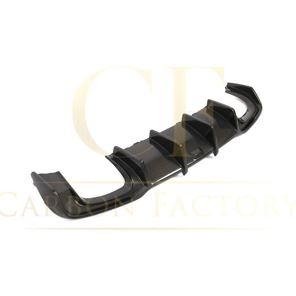 Big Fin Style Carbon Fibre Rear Diffuser for Audi A3 S Line Saloon S3 17-19
