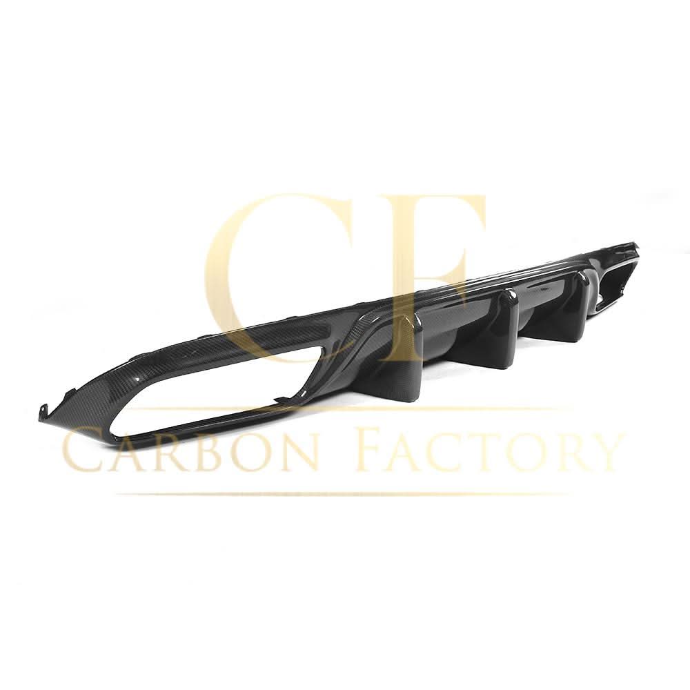 Big Fin Style Carbon Fibre Rear Diffuser for Mercedes W205 C63 2 Door 15-21