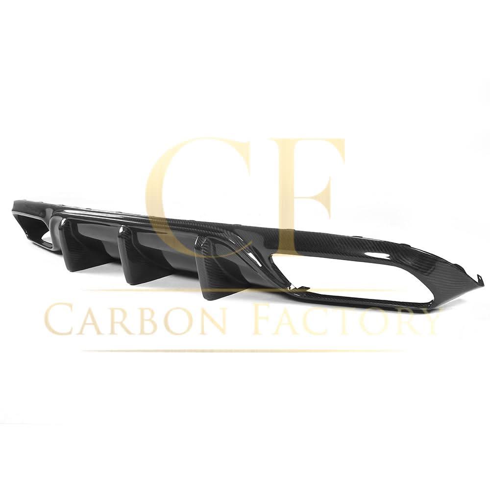 Big Fin Style Carbon Fibre Rear Diffuser for Mercedes W205 C63 2 Door 15-21