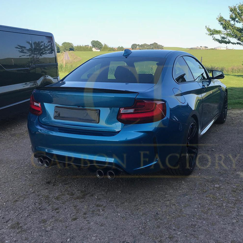 Big Fins Style Carbon Fibre Rear Diffuser for BMW F87 F87C M2 16-21