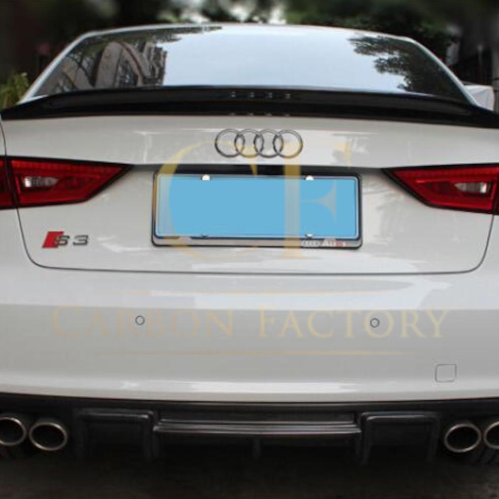 C Style Carbon Fibre Boot Spoiler for Audi A3 S3 RS3 Saloon 13-20