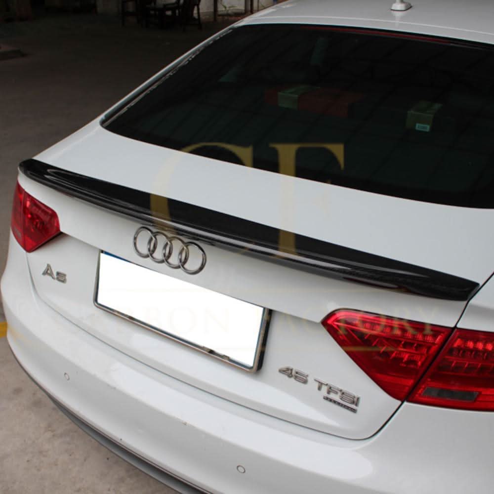 C Style Carbon Fibre Boot Spoiler for Audi B8 B8.5 A5 (Non S Line) 07-16