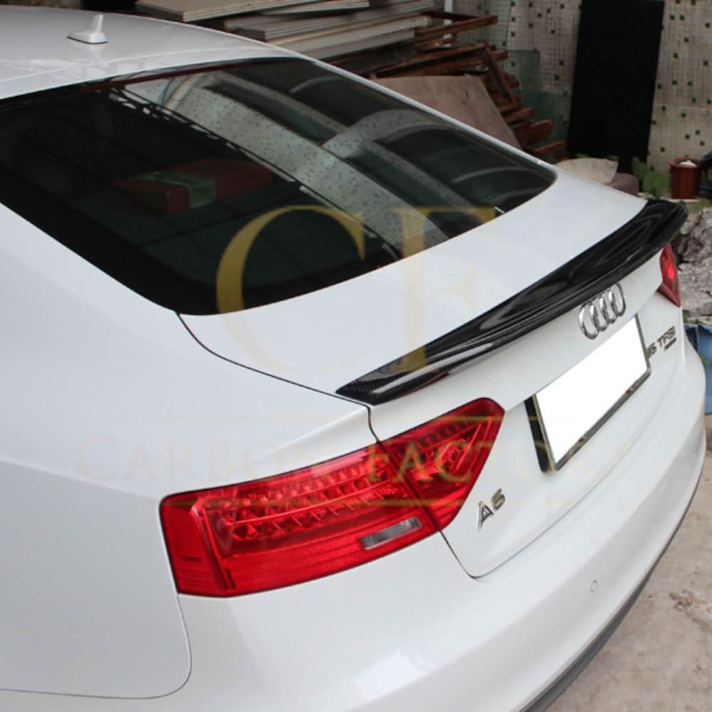C Style Carbon Fibre Boot Spoiler for Audi B8 B8.5 A5 (Non S Line) 07-16